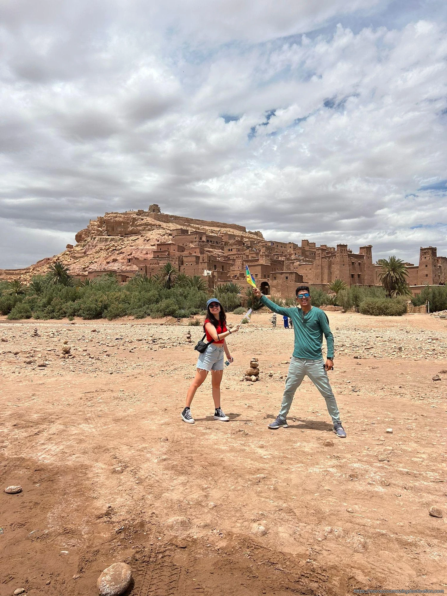 Ait Ben Haddou kasbah panoramic shot