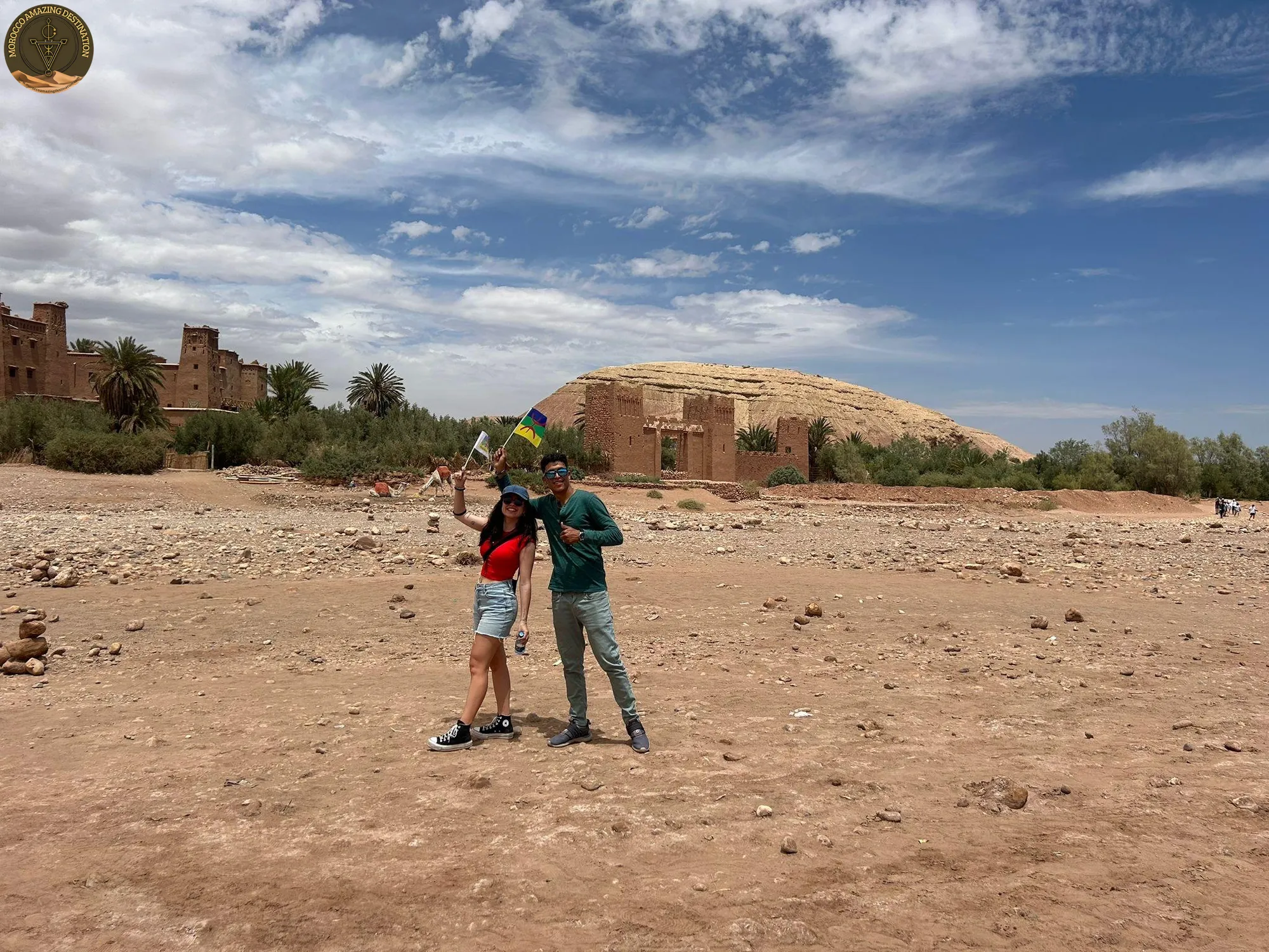 Morocco Tour - Ait Benhaddou kasbah panoramic shot in Morocco