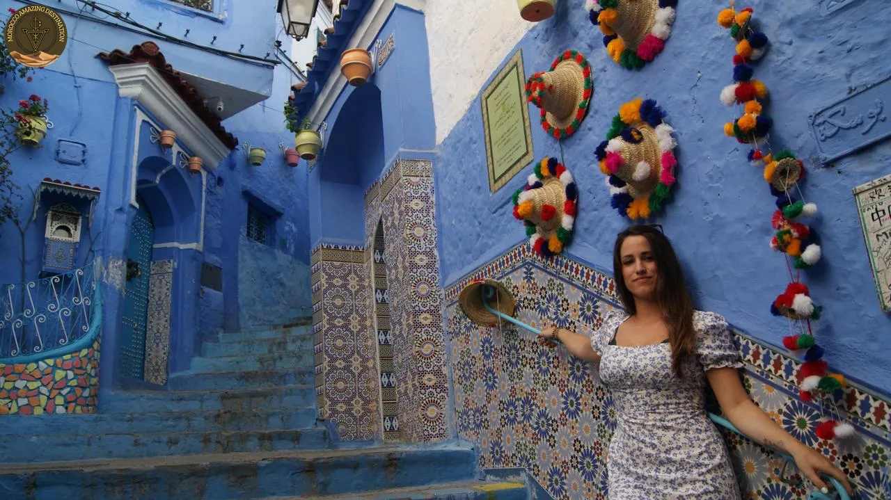 Tangier Marrakech - Chefchaouen The Blue City Streets in Morocco