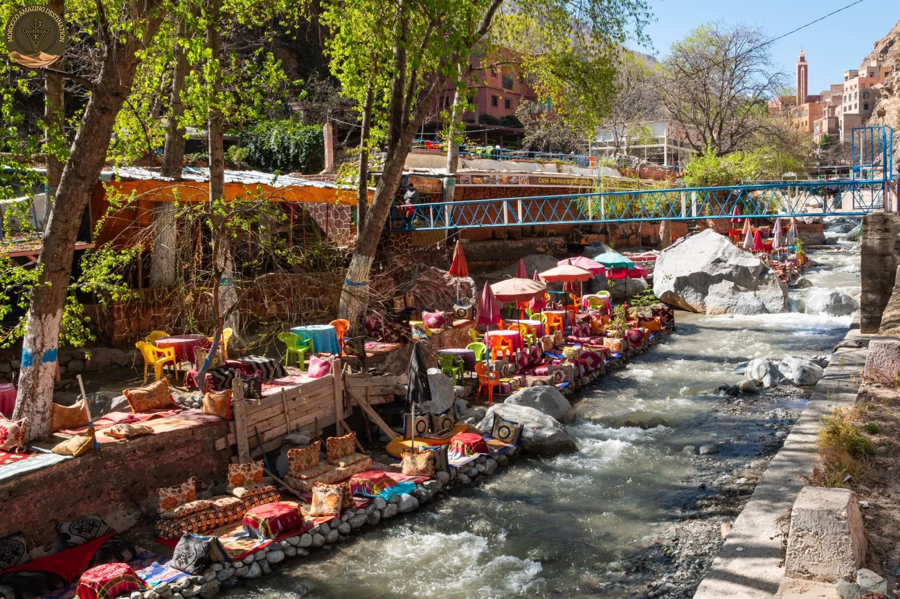 Day trip from Marrakech to Ourika Valley in the High Atlas Mountains