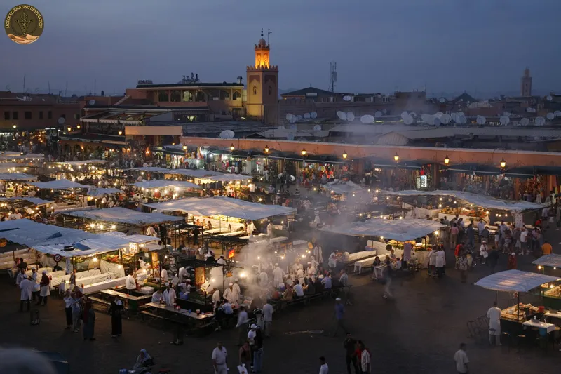 Marrakech Jemaa el-Fna square - 10 day Morocco tour from Rabat
