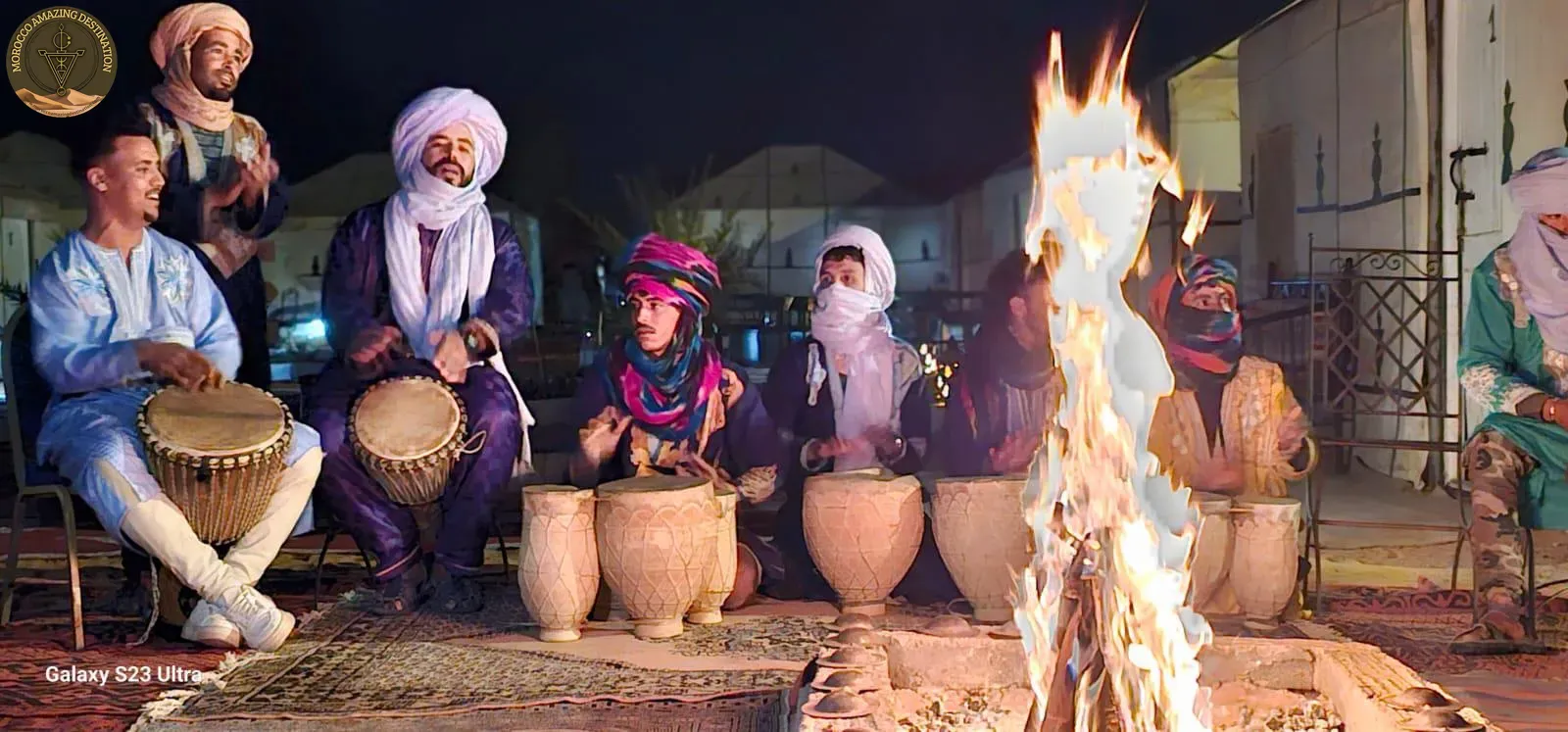 Sahara nomadic camp