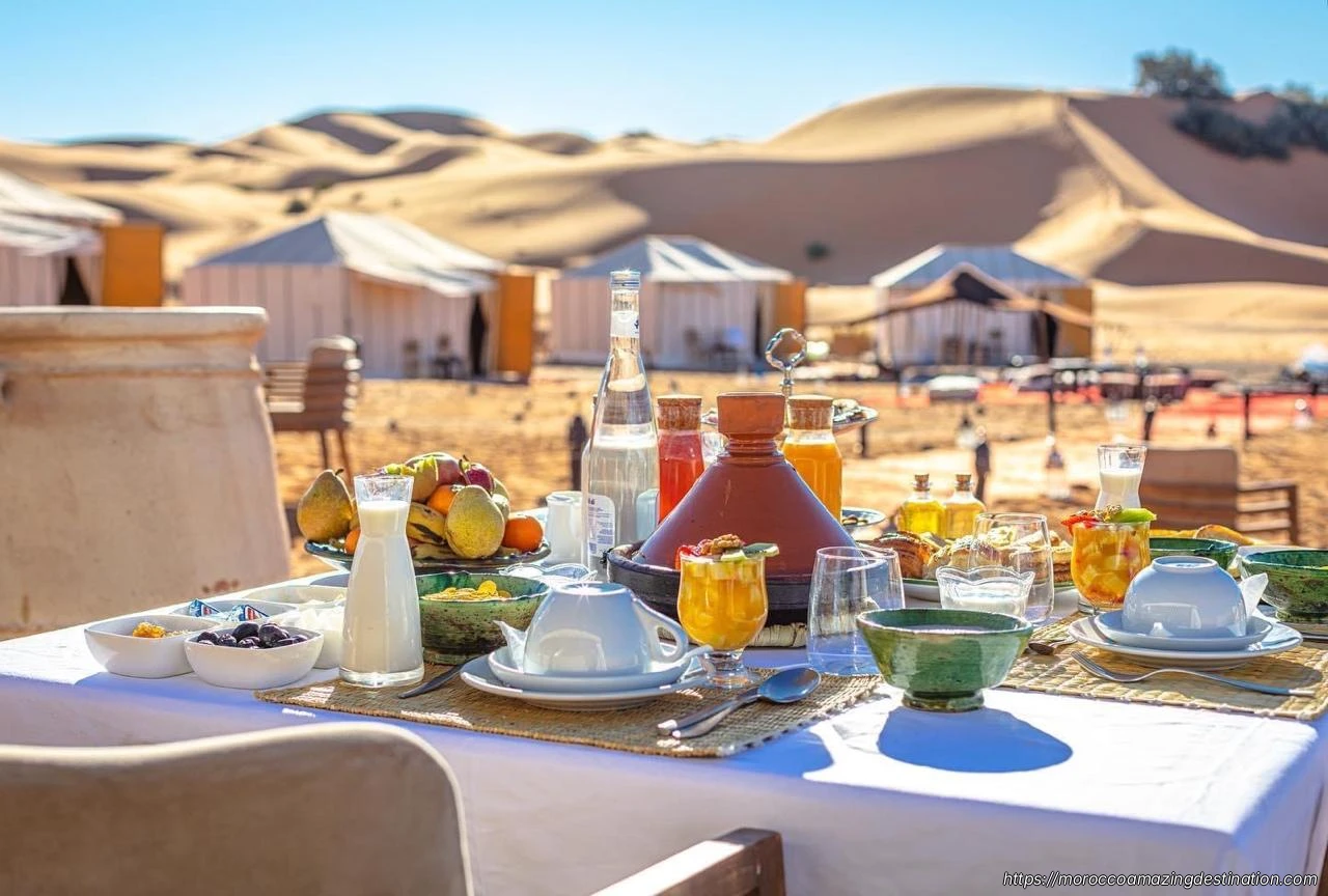 Merzouga Desert Camp Breakfast