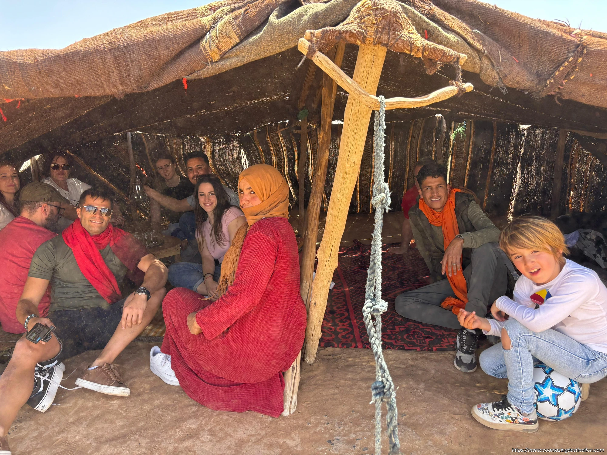 Nomads in the Merzouga Desert