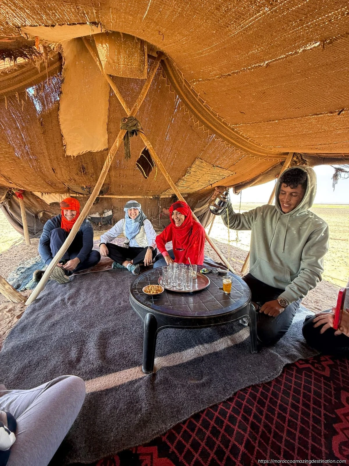Nomads in Merzouga Desert