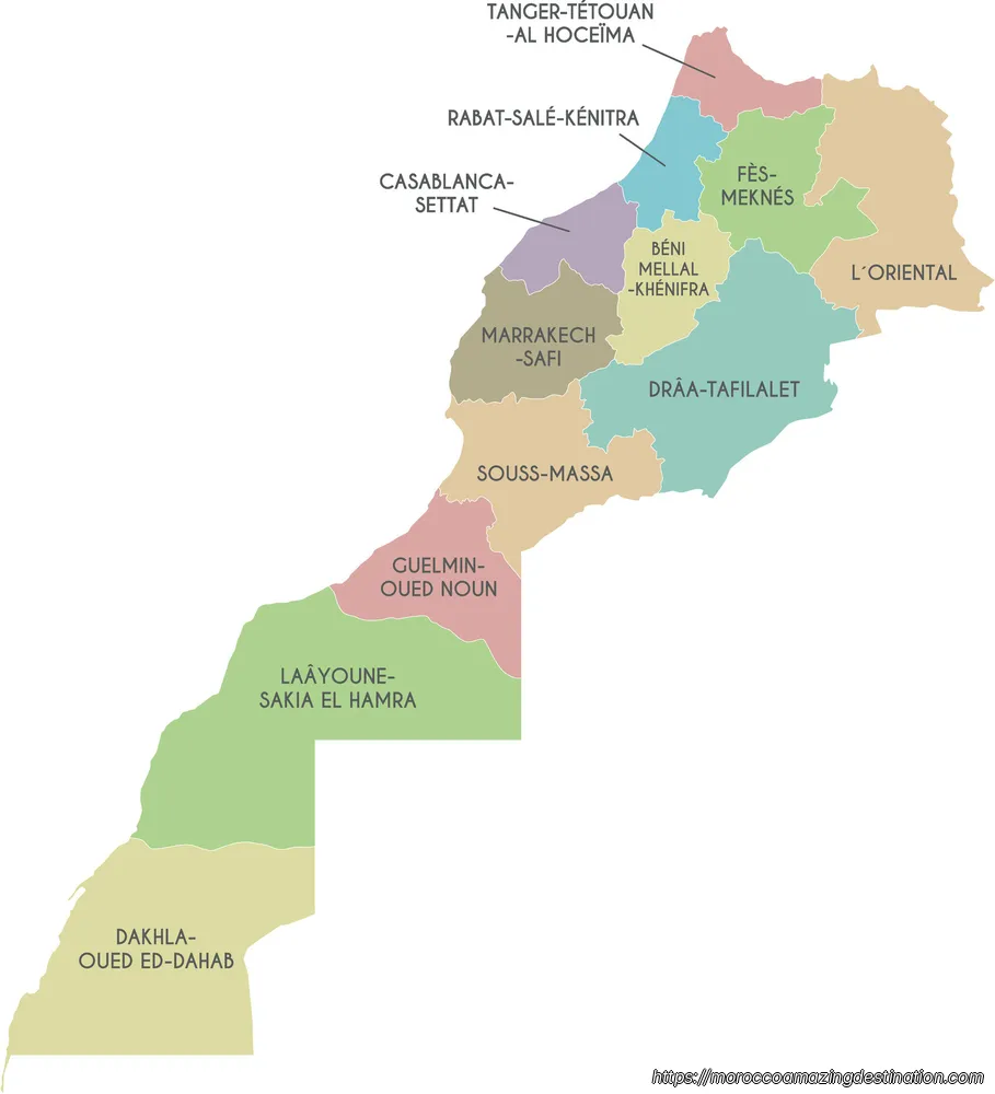 Regiones de Marruecos: Guía Completa de las 12 Regiones Administrativas